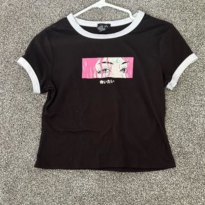 used cropped tee